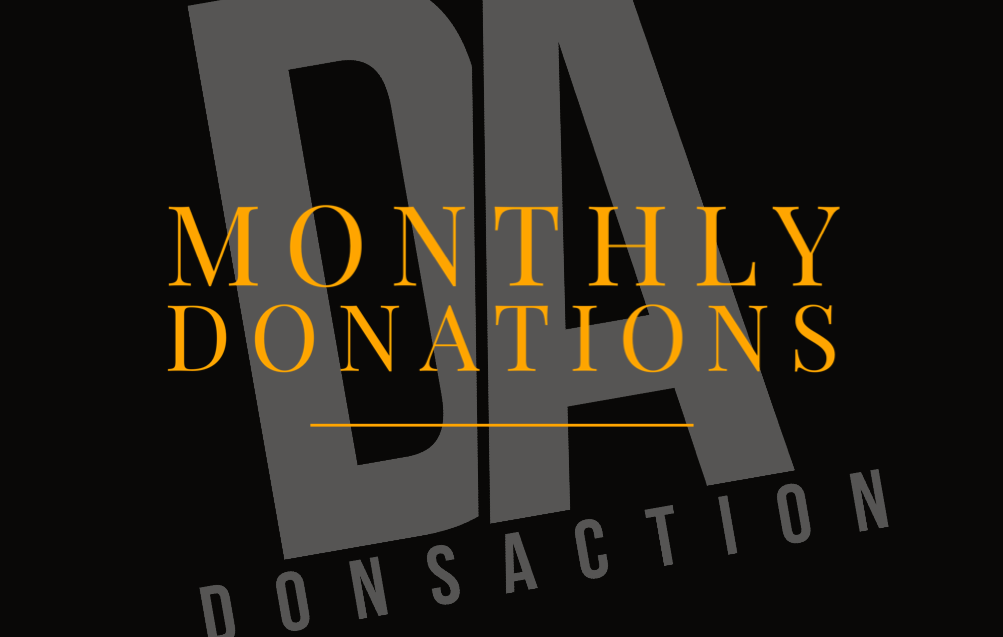 INTRODUCING MONTHLY DONATIONS